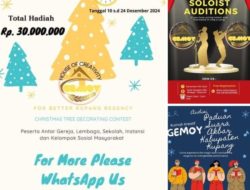 Lomba Hias Pohon Natal, Rumah Kreatif Gemoy Siapkan Total Hadiah Rp30 Juta