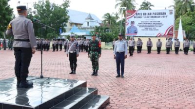 Apel Gelar Pasukan Operasi Lilin Turangga 2024: Polres Kupang Siap Amankan Perayaan Natal dan Tahun Baru