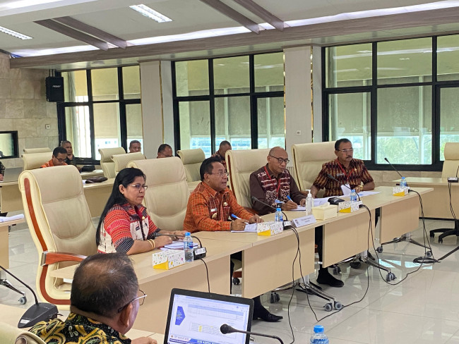 Foto. Pj Bupati Kupang Ikuti Evaluasi Kinerja Kepala Daerah Oleh Kemendagri.