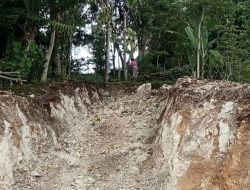 Habiskan Dana 150 Juta, Pekerjaan Jalan Desa di Kabupaten Kupang Tak Kunjung Rampung: Warga Keluhkan Kondisi Jalan