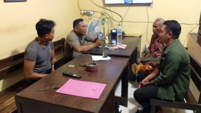 Foto. Diduga Aniaya Warga, Kepala Desa Ekateta Kabupaten Kupang Dilaporkan ke Polisi.
