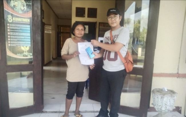 Foto. Polsek Kupang Tengah Atensi Kasus Pencurian 8 Unit HP di 2 Lokasi Berbeda.