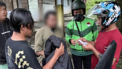 Foto. Bawah Ganja 8,5 Gram Pemuda di NTT Berhasil Dibekuk Polisi di Flores.