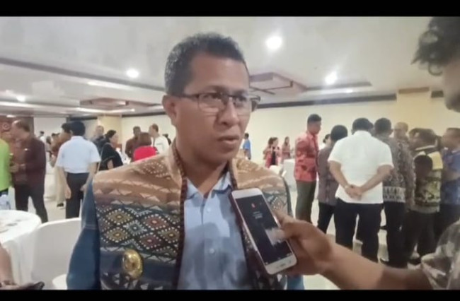 Foto. Bupati Kupang, Yosef Lede, Harapkan Intervensi Anggaran dalam Rakor Bersama Kemenkes.