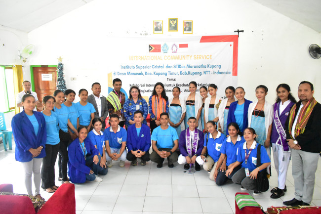 Foto. Instituto Superior Cristal Timor Leste dan STIKes Maranatha Kupang Jalin Kolaborasi untuk Kesehatan Berkelanjutan.