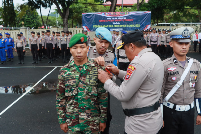 Foto. Polres Manggarai Barat Kerahkan 250 Personel untuk Amankan Idul Fitri 2025.