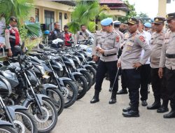 Hari Pertama Bertugas, Kapolres Kupang Langsung Sidak Kendaraan Dinas