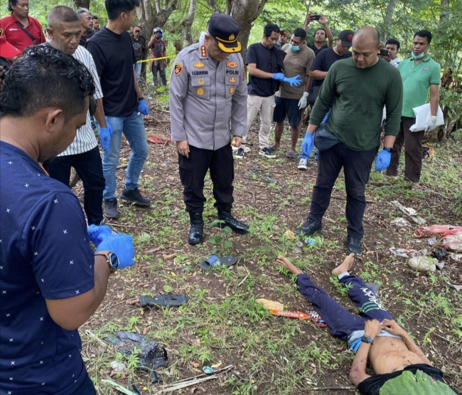 Foto. Penemuan Mayat Pria Asal Rote Timur di Kota Kupang, Polisi Lakukan Penyelidikan Mendalam.