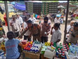 Gelar Operasi Pasar, Polsek Amfoang Utara Temukan Miras dan Makanan Kadaluarsa