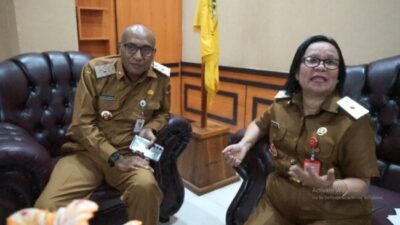Kepala BKPSDM Kabupaten Kupang, Dina Masneno, memberikan keterangan pers terkait hasil sanggahan PPPK tahap kedua.