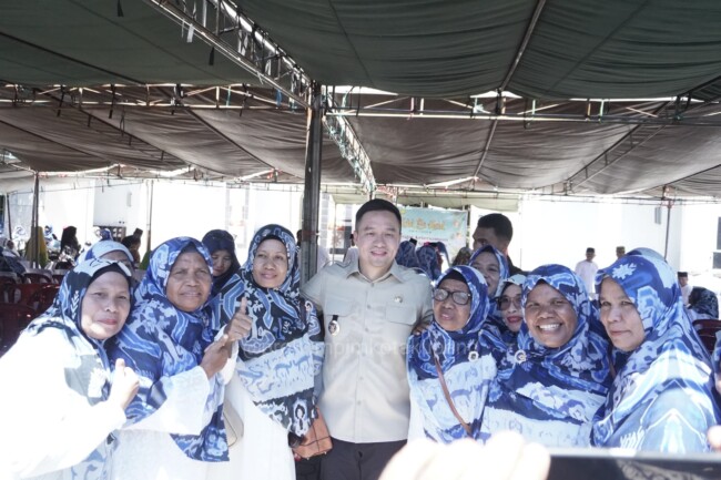 Gambar: "Foto Wali Kota Kupang Christian Widodo menghadiri Halal Bihalal Fosimata HUT ke-25 di Masjid Raya Nurussa'adah.