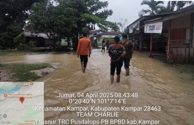 Banjir Masih Dominasi Bencana Alam di Indonesia hingga April 2025.
