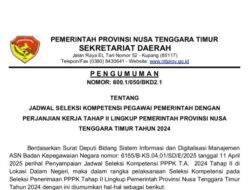 Pemprov NTT Umumkan Jadwal Resmi Seleksi Kompetensi PPPK Tahap II Tahun 2024