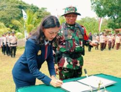TMMD ke-124 Resmi Dibuka di Semau: Sinergi TNI dan Pemkab Kupang Wujudkan Desa Mandiri dan Tangguh