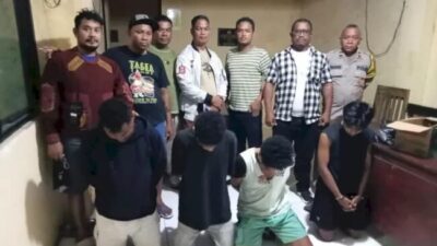 Penangkapan pelaku pencurian barang elektronik oleh Polsek Kota Lama di Kupang.