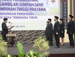 Gubernur Melki Laka Lena Lantik 15 Pejabat Eselon II: Awal Transformasi Tata Kelola Pemerintahan NTT