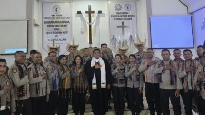 Merdukan Suara Iman, Polres Manggarai Barat Rajut Kedekatan Lewat Lagu Rohani