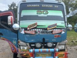 Kecelakaan Tragis di Fatuleu Kupang: Bus Sinar Gemilang Tabrak Motor, 3 Orang Luka Parah