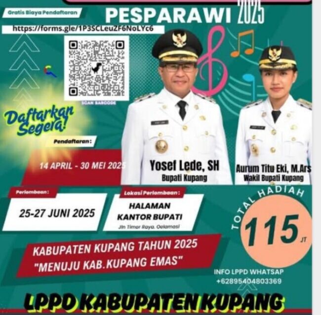 PESPARAWI Perdana Kabupaten Kupang 2025: Momentum Emas Bangkitkan Seni Gerejawi.